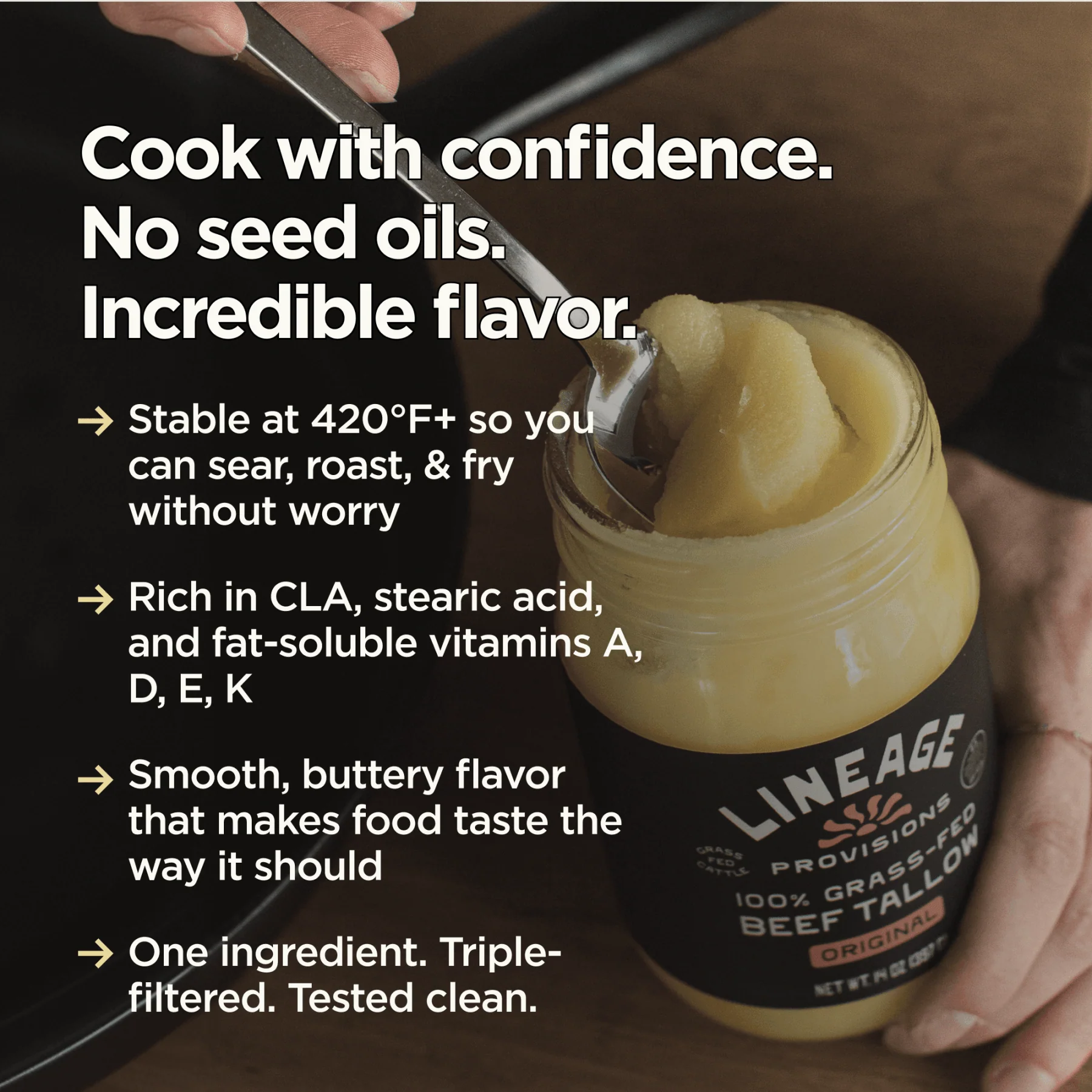 100% Grass-Fed Beef Tallow - Image 4