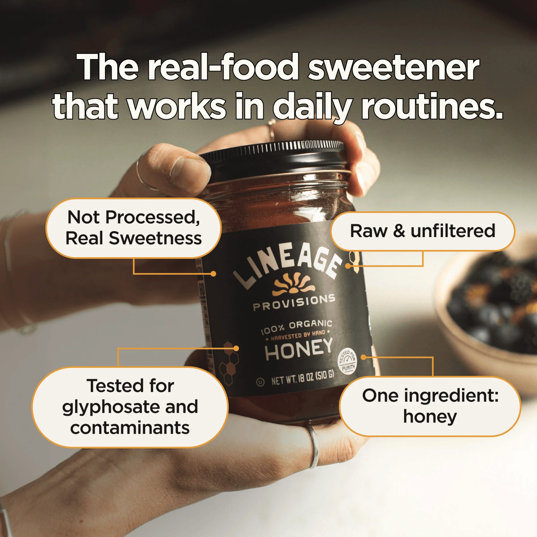 100% Raw Organic & Unfiltered Honey - Image 3