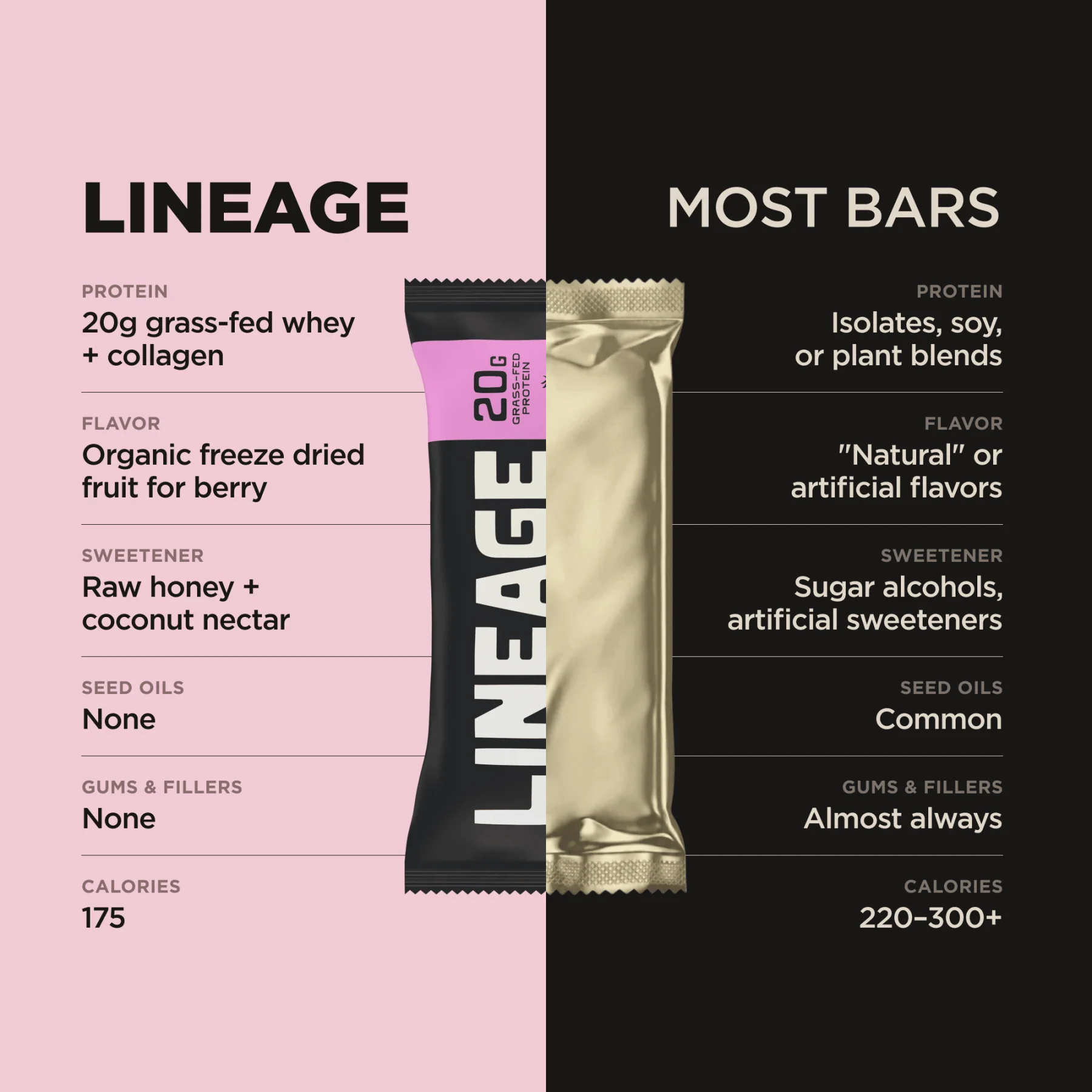 The Lineage Protein Bar (Mixed Berry) - Image 4