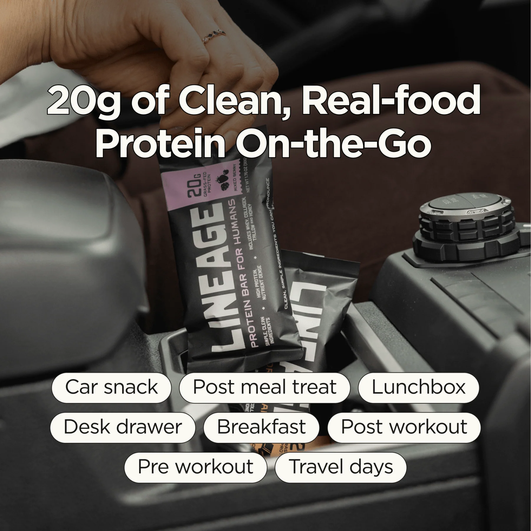 The Lineage Protein Bar (Chocolate) - Image 5